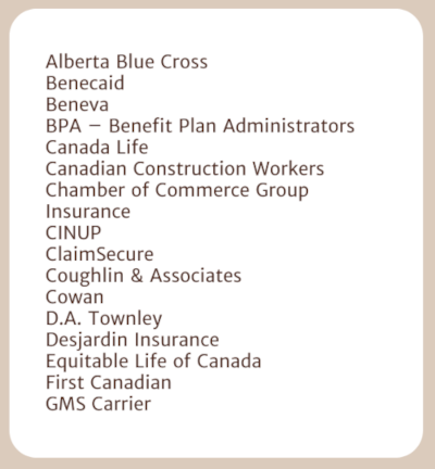 insurance providers extras 1 - 2 400